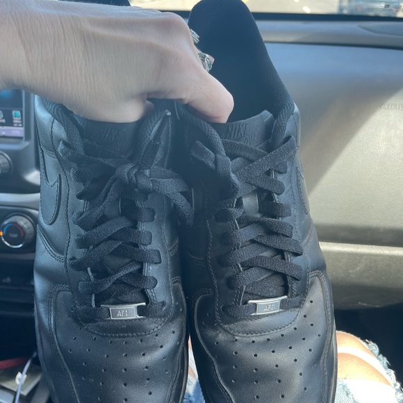 Like new black AF1’s mens 13 - Picture 2 of 4